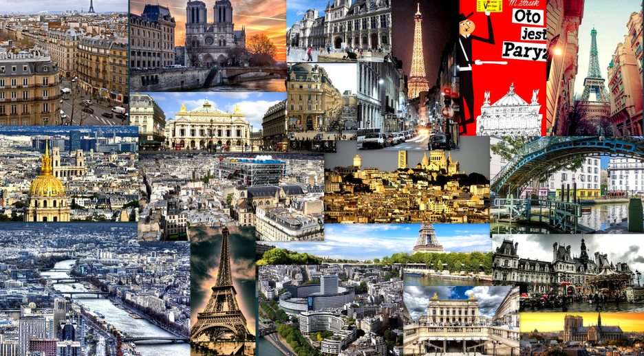 Párizs puzzle online fotóról
