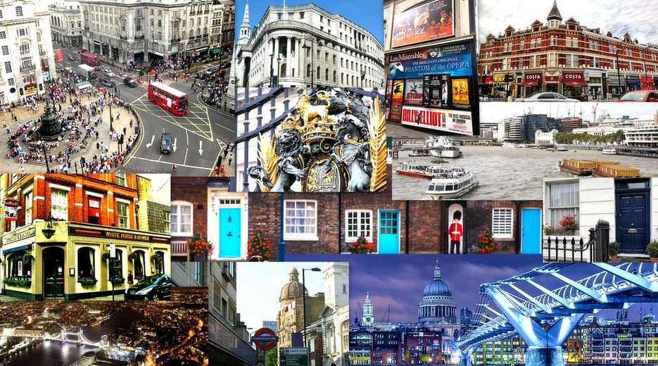 Londoni kollázs online puzzle
