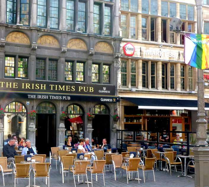 Den irländska puben pussel online från foto