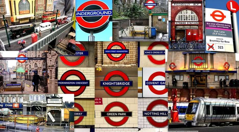 Londoner U-Bahn Online-Puzzle