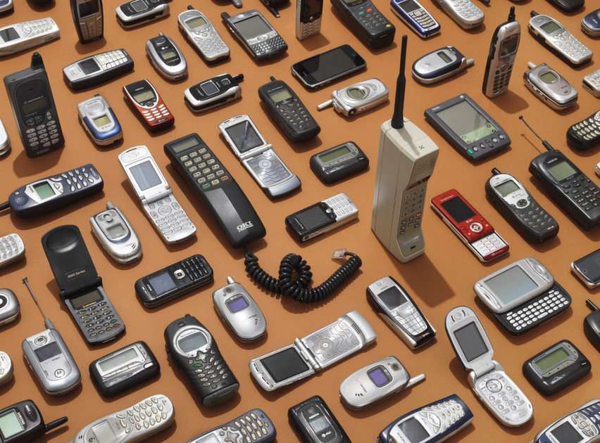 COLECCIÓN DE TELÉFONOS CELULARES rompecabezas en línea