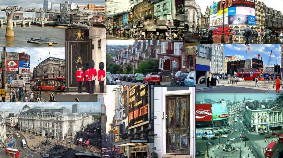 Londen collage puzzel