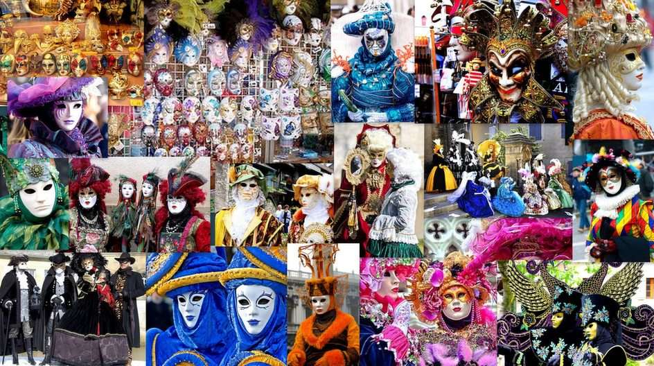 Венециански карнавал онлайн пъзел
