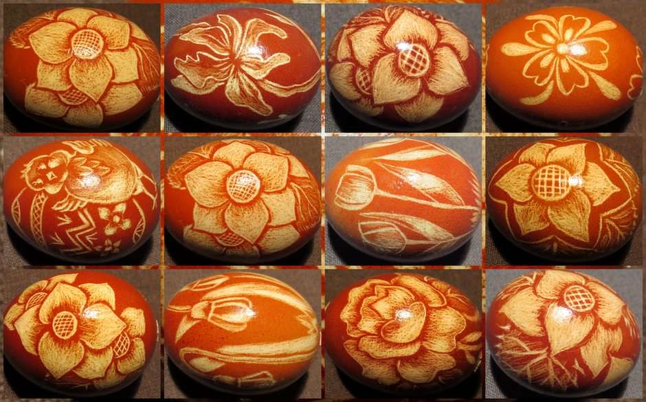 ovos de Páscoa puzzle online a partir de fotografia