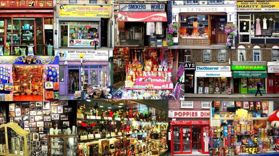 London-shops online puzzle