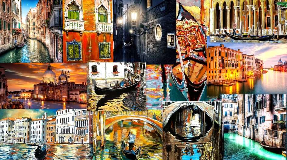 Venedig i målning Pussel online