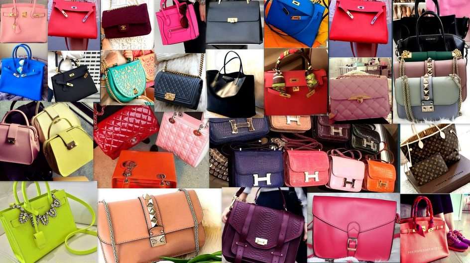 Handbags puzzle online from photo
