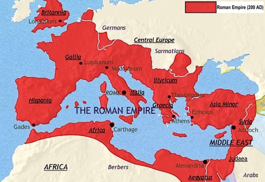Romeinse rijk puzzel online van foto