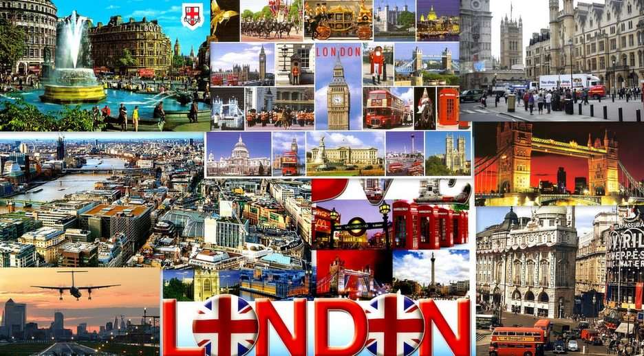 Лондонський колаж скласти пазл онлайн з фото