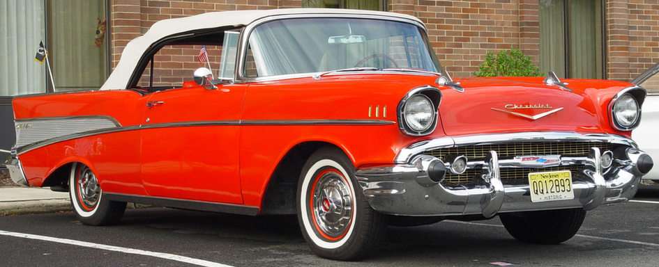 Chevrolet-Bel-Air-Red- Online-Puzzle