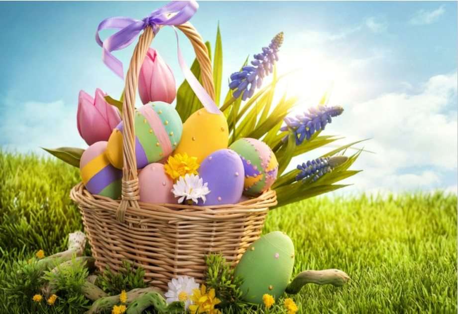 Easter Friends game puzzle online from photo