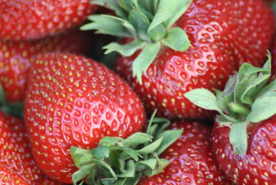 jordgubbar pussel online från foto