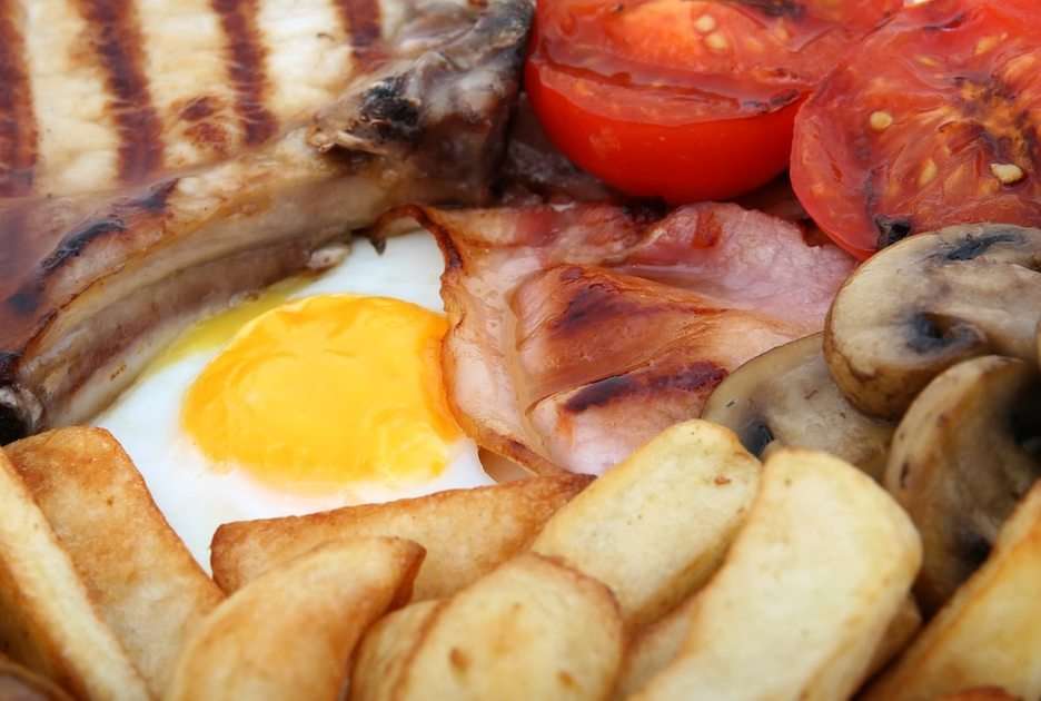 Англійський сніданок онлайн пазл