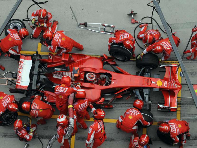 F1 Pits online puzzle