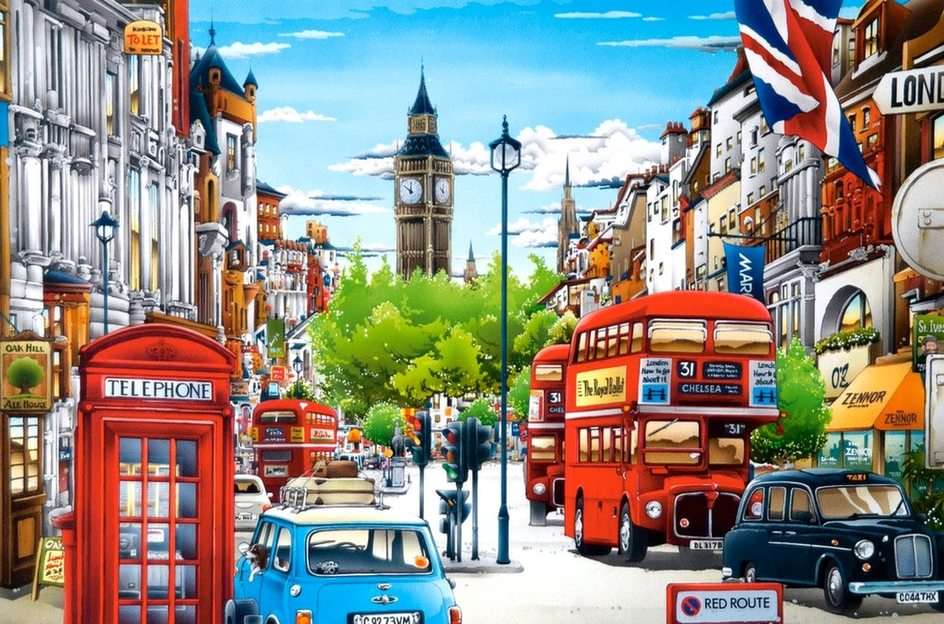 Londra dipinta puzzle online