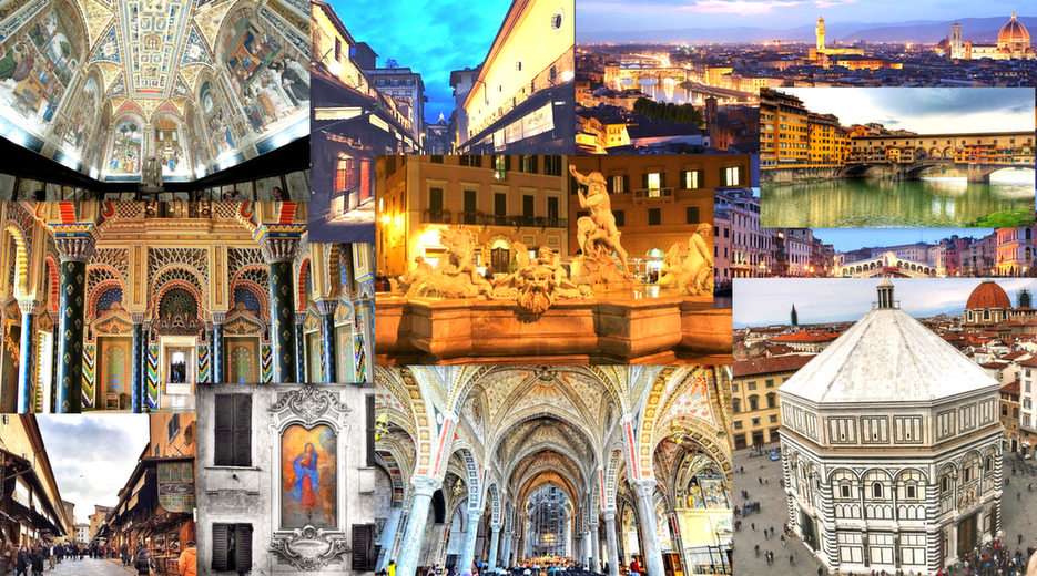 Firenze-collage puzzle online