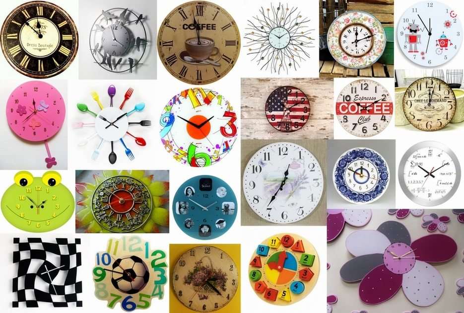 Clocks puzzle online from photo