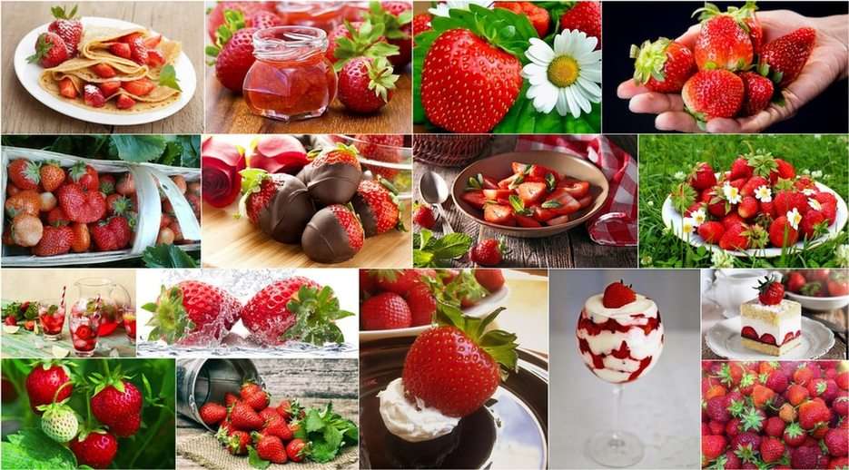 Des fraises puzzle en ligne