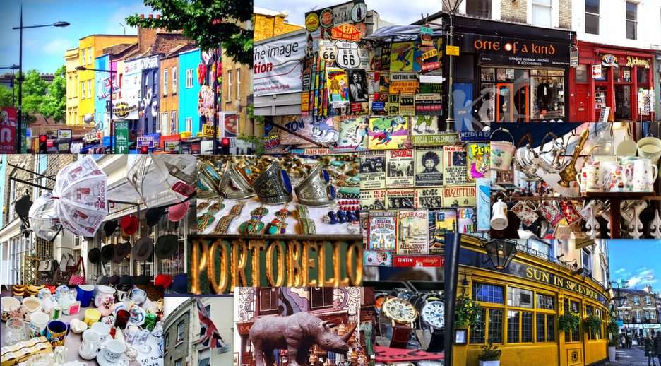Londres-Notting Hill puzzle online a partir de fotografia