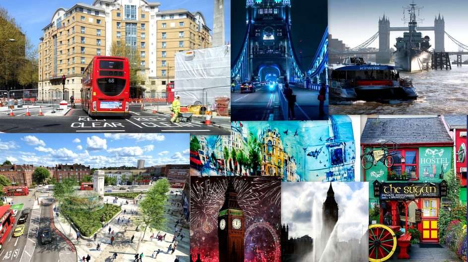 Collage de Londres puzzle en ligne à partir d'une photo