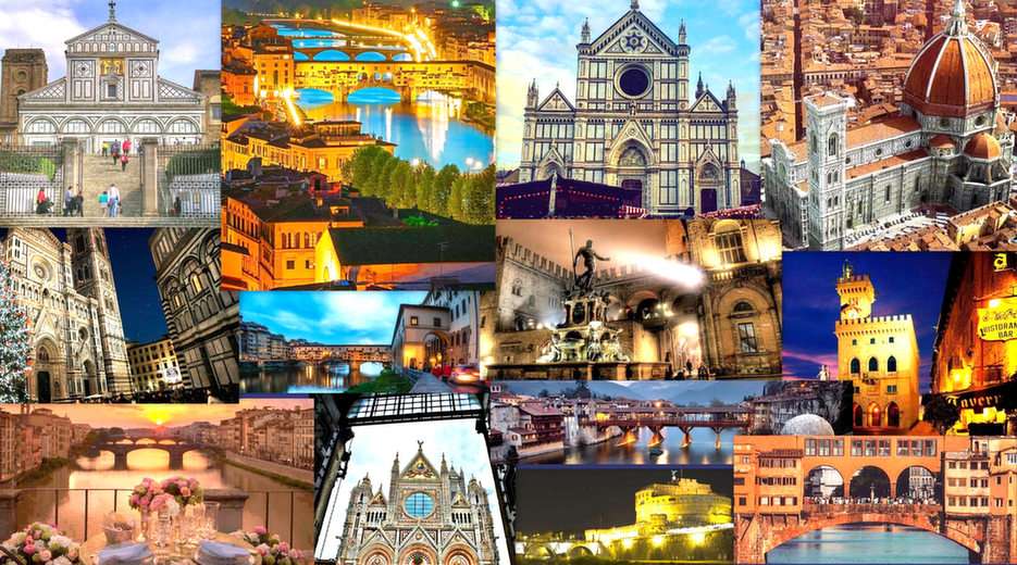 Firenze-collage puzzle online