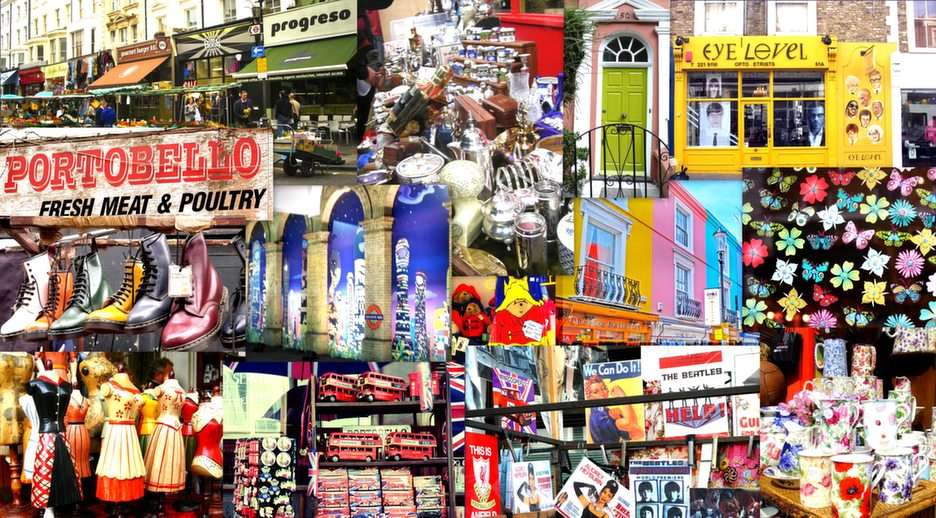 London collage online puzzle