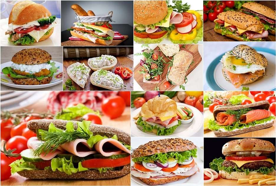 Mindannyian kedveljük őket - szendvicseket online puzzle