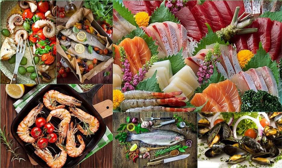 Something for seafood lovers puzzle online from photo