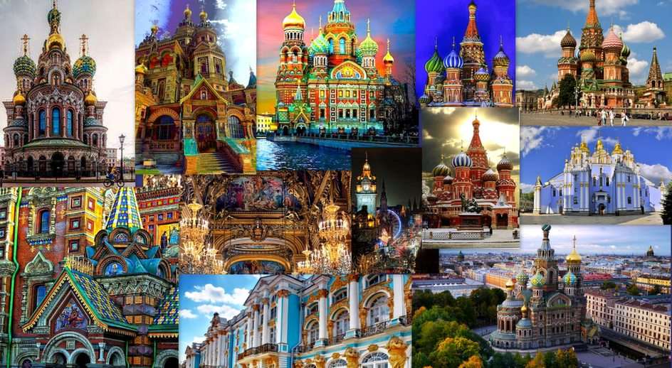 Ρωσία - εκκλησίες online παζλ