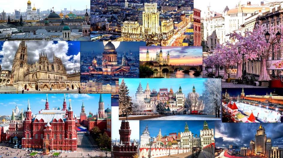 Moscow puzzle online from photo