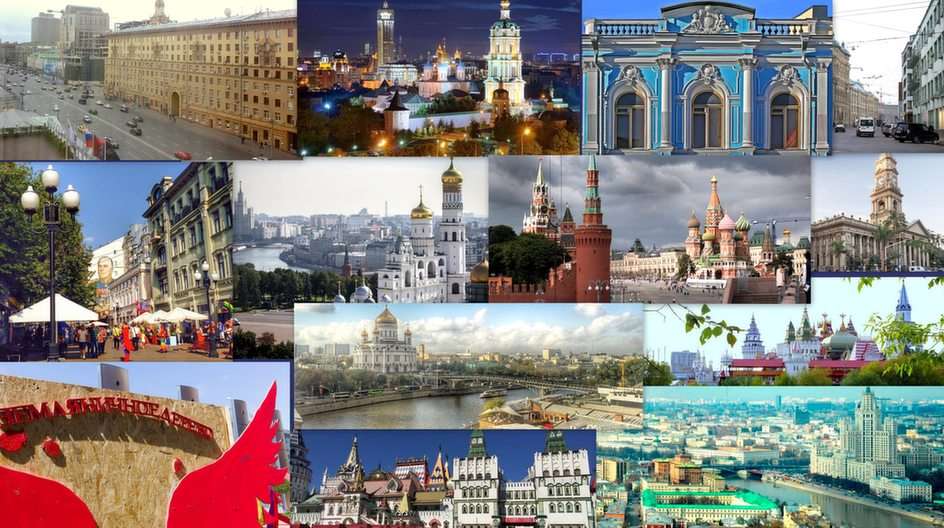 Russie- collage puzzle en ligne