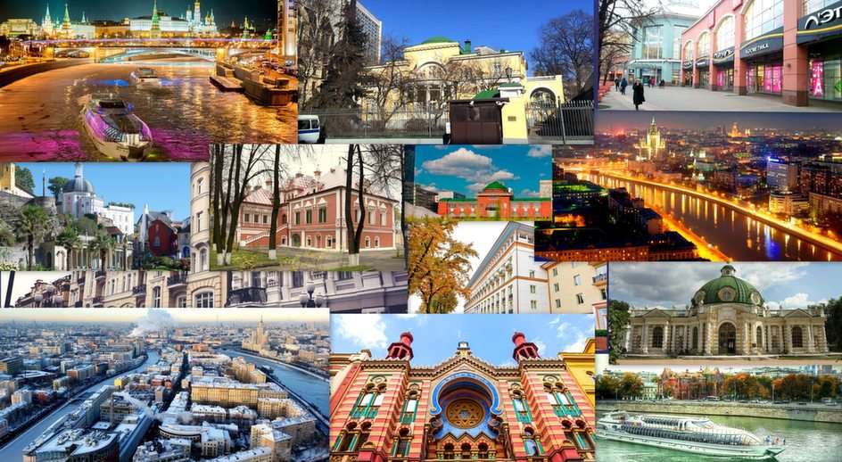 Moscow puzzle online from photo