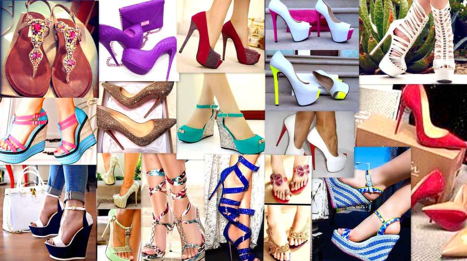 Schoenen, laarzen, schoenen ... online puzzel