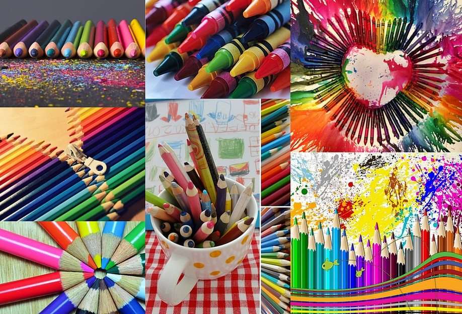 Lápices de color puzzle online a partir de foto
