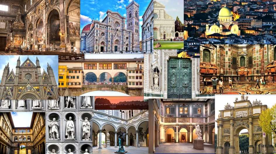 Florence-collage online puzzel