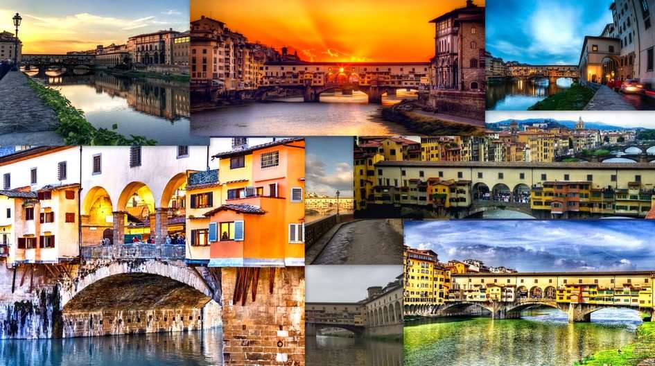 Florența-colaj puzzle online din fotografie