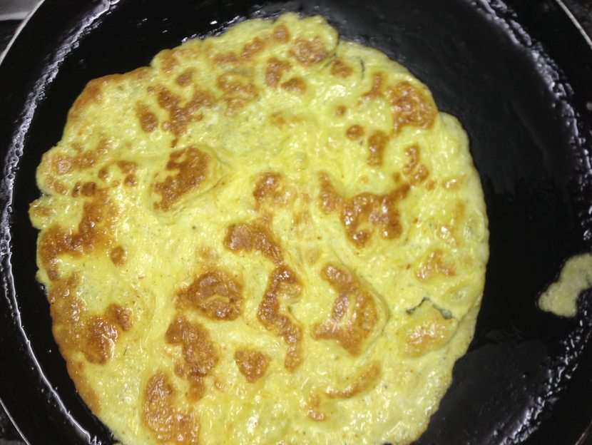 Omelett pussel online från foto