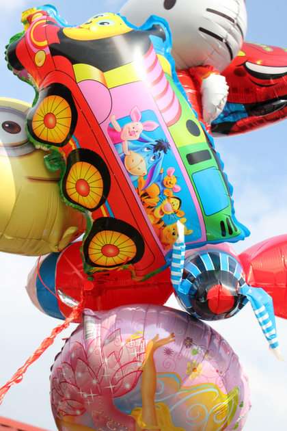μπαλόνια παζλ online από φωτογραφία