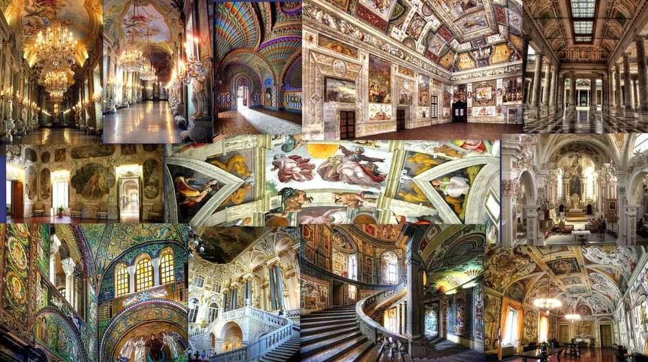 Italian interiors puzzle online from photo