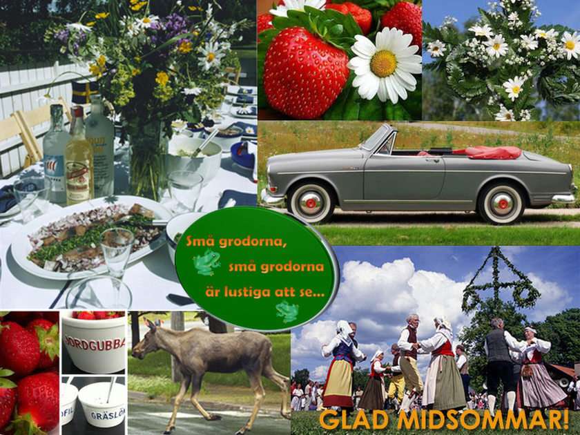 Midsommar puzzle online from photo