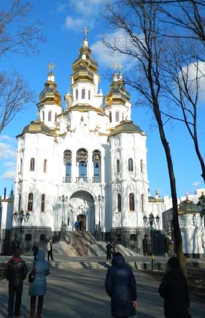 Tempel der Heiligen Träger der Myrrhe (UKRAINE) Online-Puzzle vom Foto