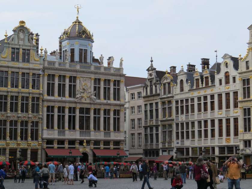 Grand Place i Bryssel Pussel online