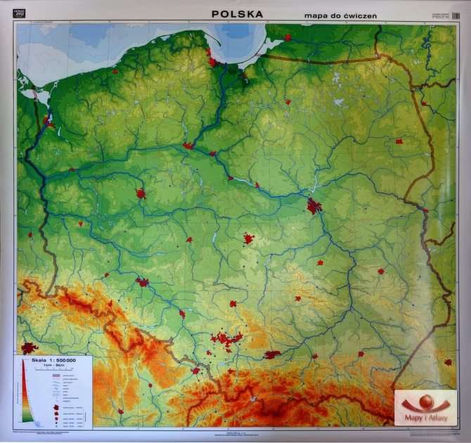 carte de la Pologne puzzle en ligne
