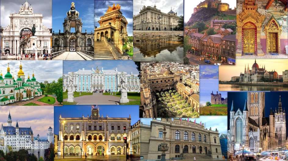 Castles and palaces puzzle online from photo