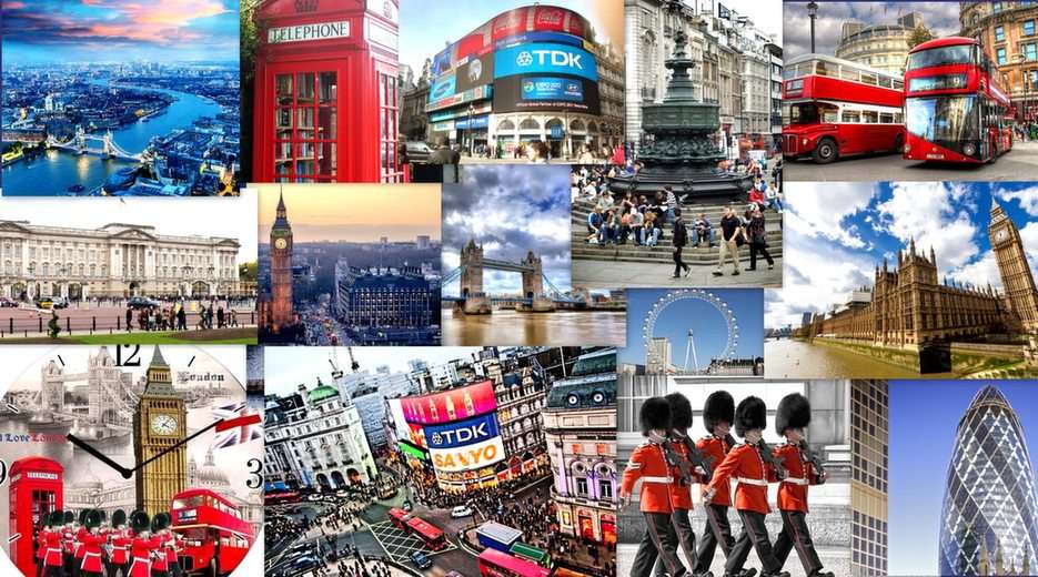 London collage pussel