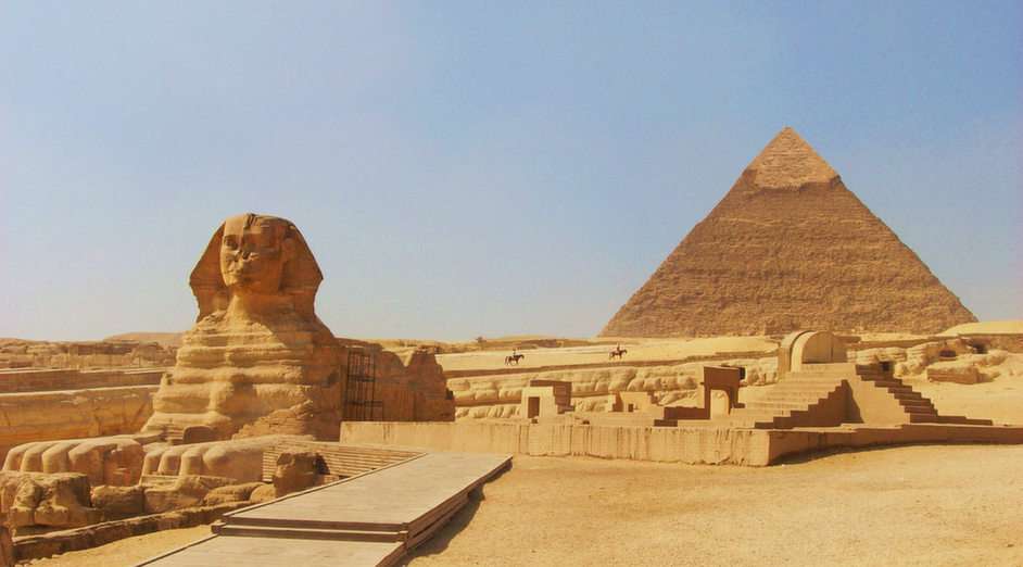 πυραμίδες παζλ online από φωτογραφία
