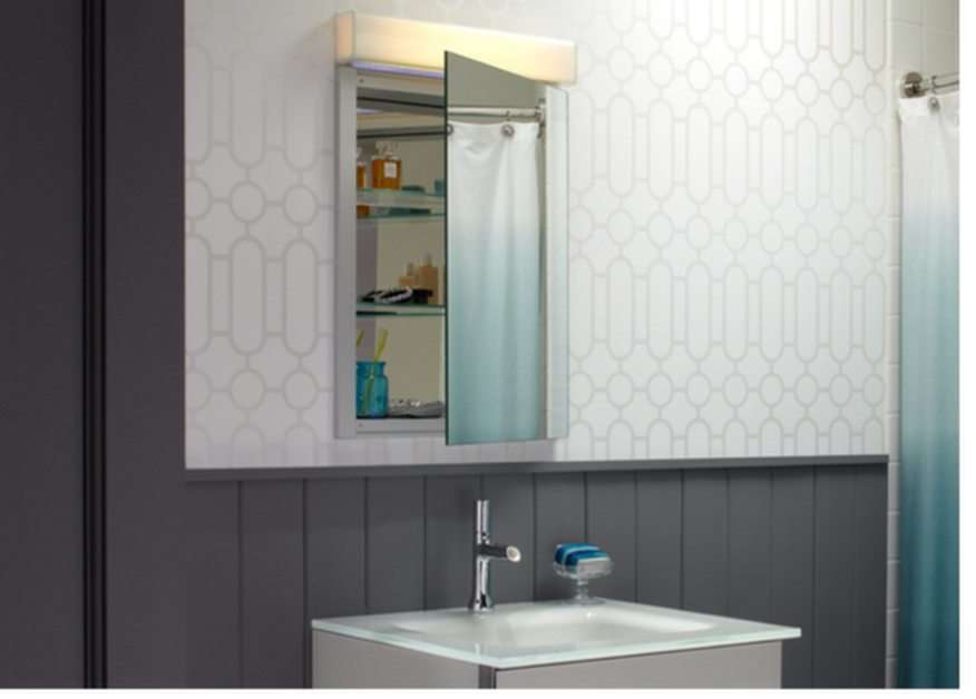 Bathroom Side mirror puzzle online from photo