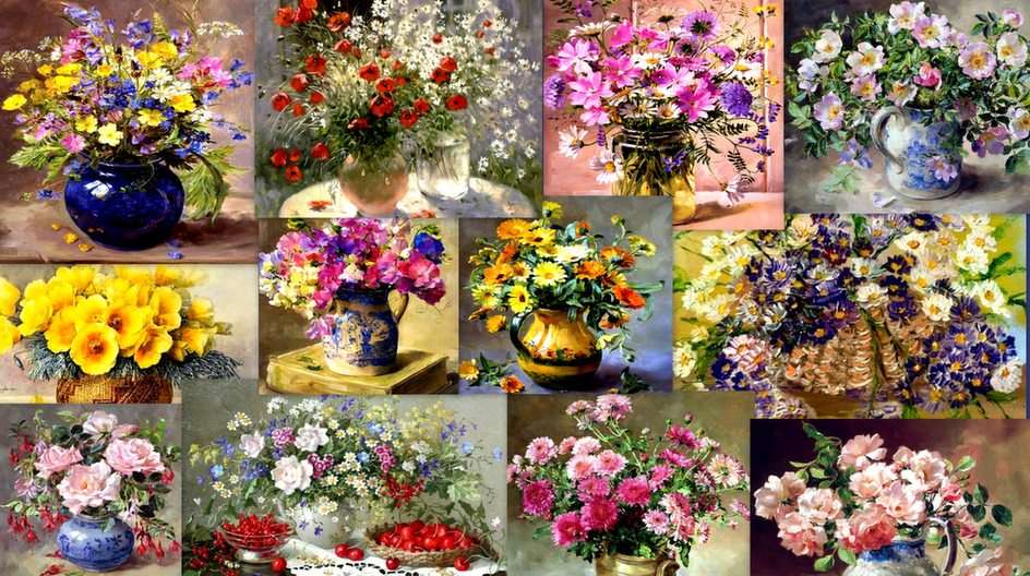 Bloemen puzzel online van foto