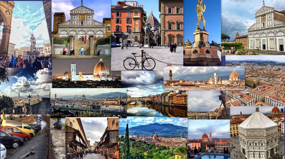 Флоренція-колаж скласти пазл онлайн з фото