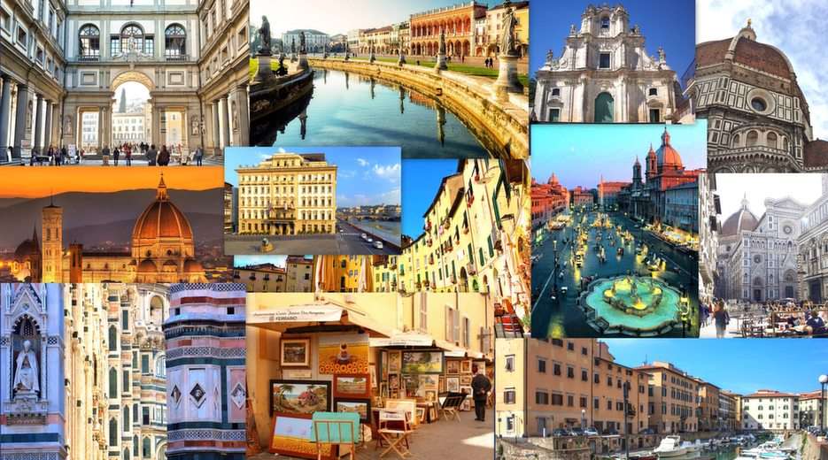 Firenze-kollázs online puzzle